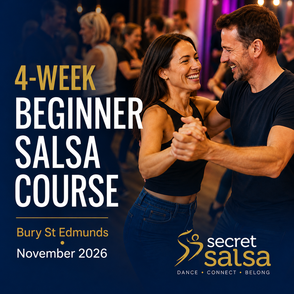 4-Week Beginner Salsa Course – Bury – November 2026