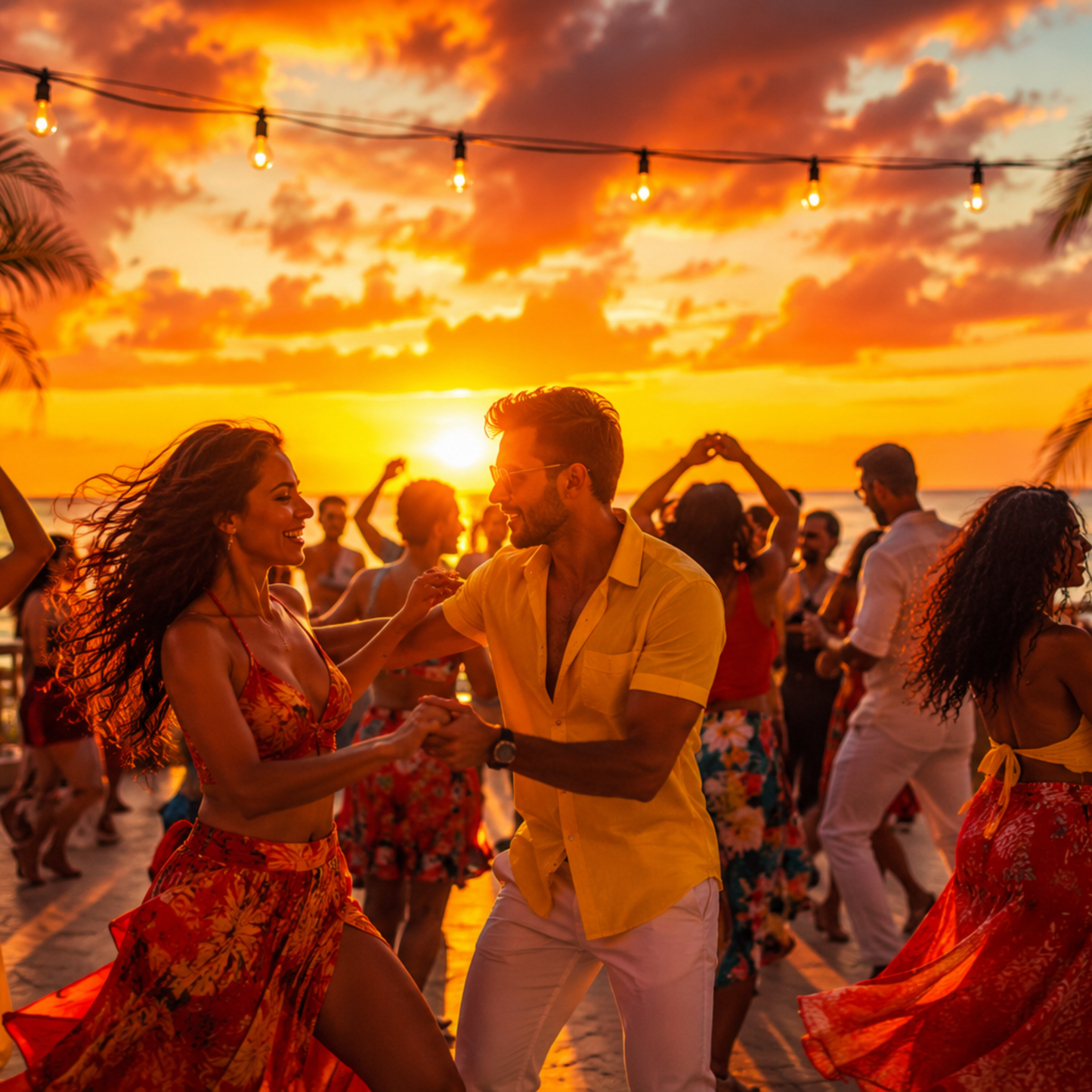 🌅 Sunset Salsa Party – August Edition