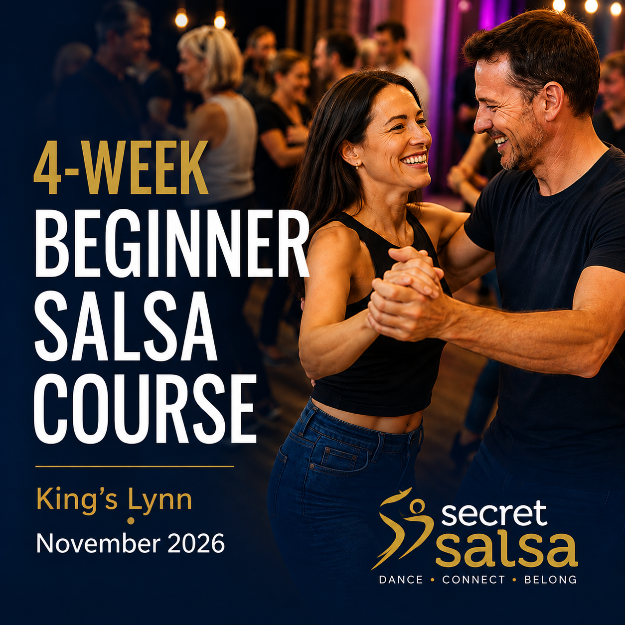4-Week Beginner Salsa Course – King's Lynn – November 2026