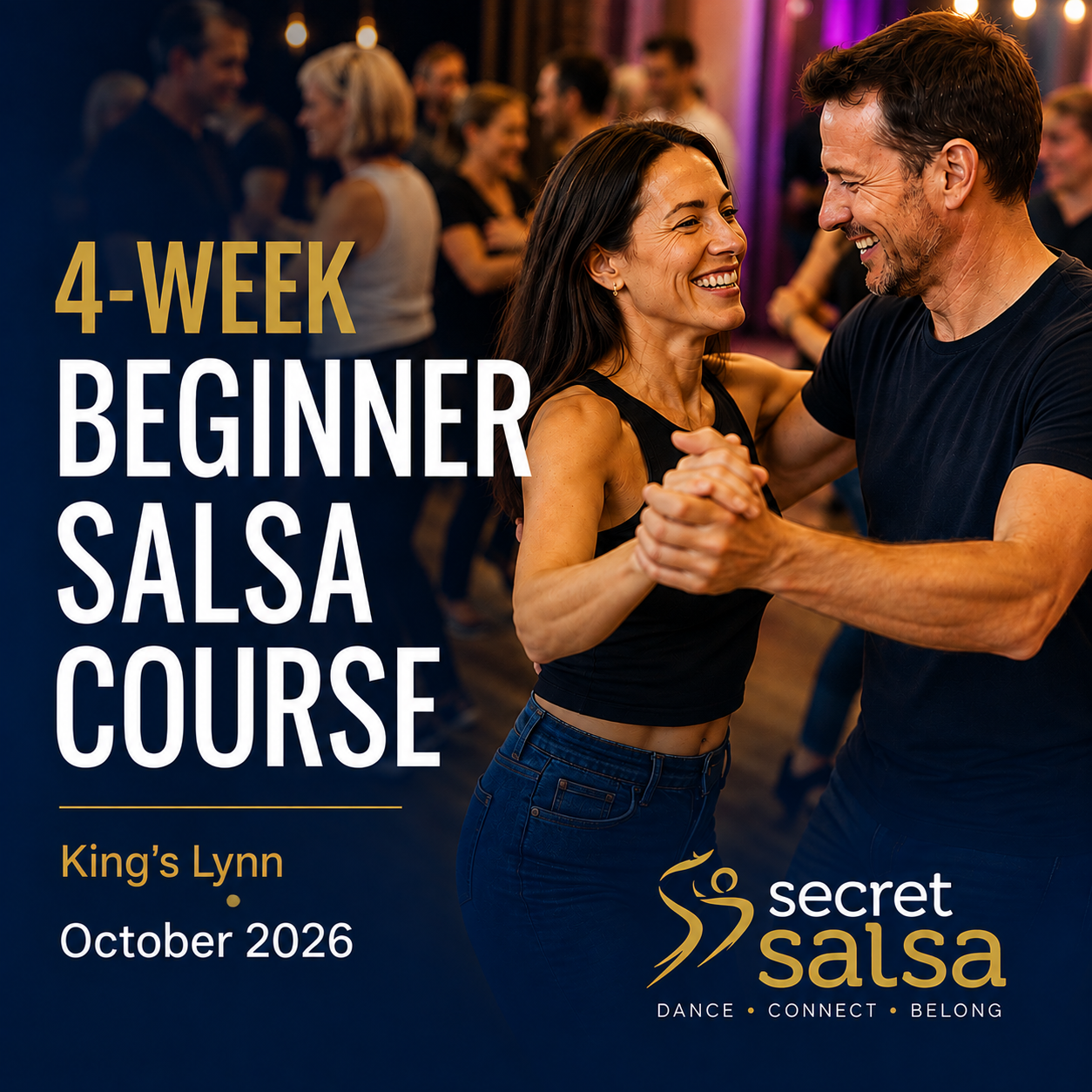 4-Week Beginner Salsa Course – King's Lynn – October 2026