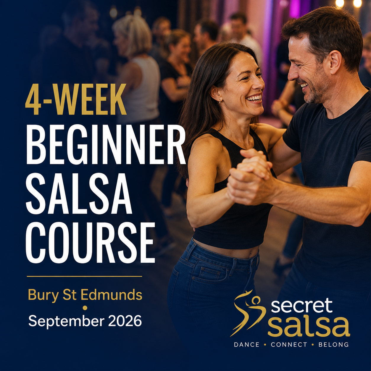 4-Week Beginner Salsa Course – Bury – September 2026