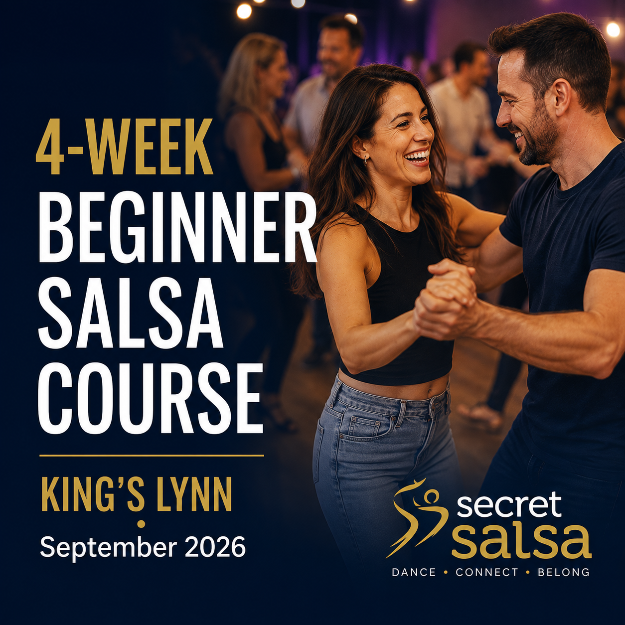 4-Week Beginner Salsa Course – King's Lynn – September 2026