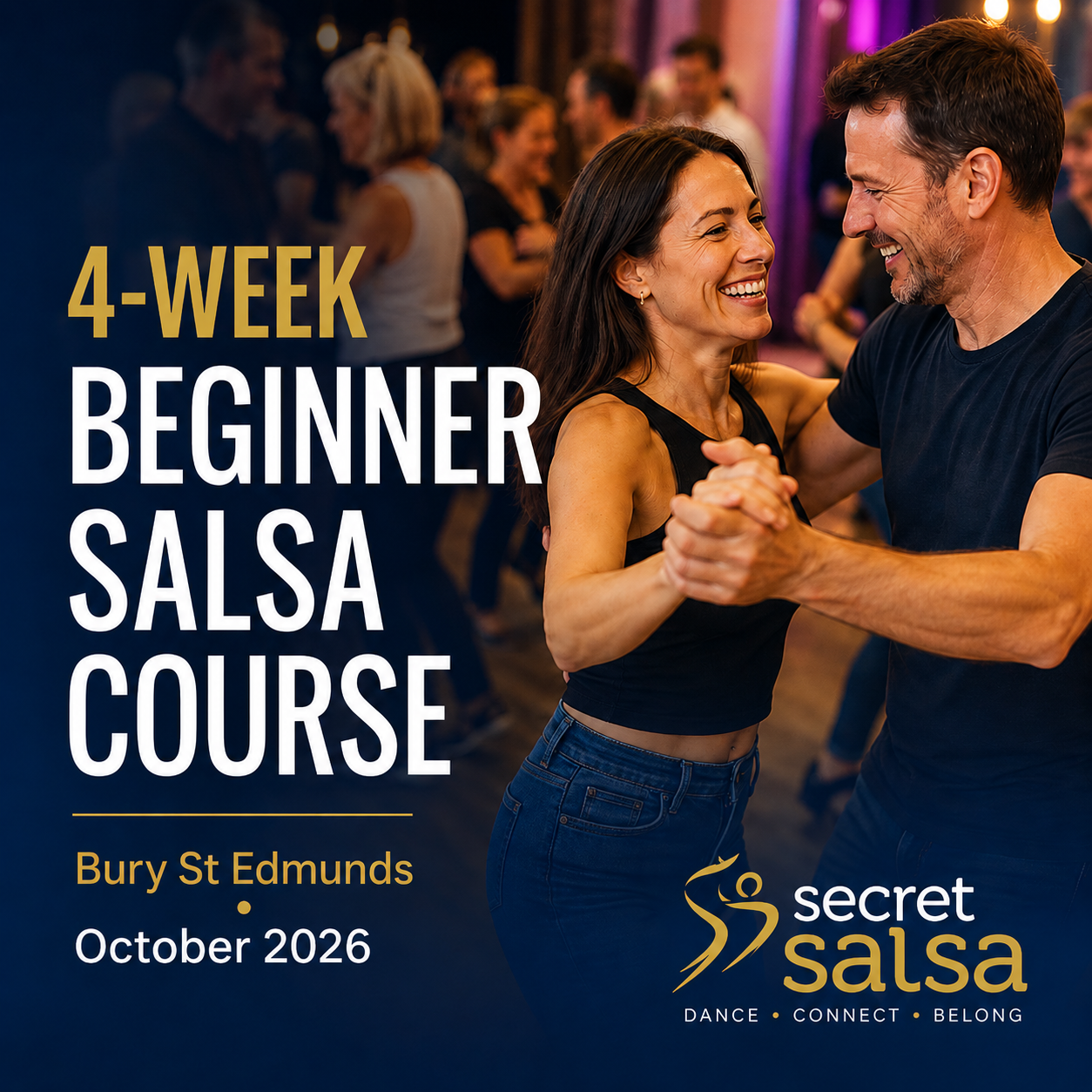 4-Week Beginner Salsa Course – Bury – October 2026