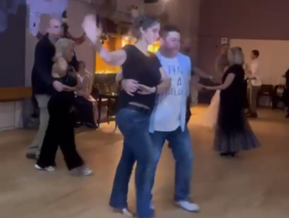 Load video: Video of a salsa class in Bury St Edmunds